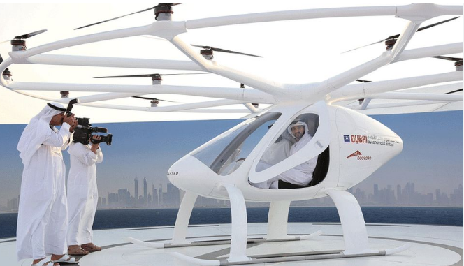 Flying Taxis In Dubai