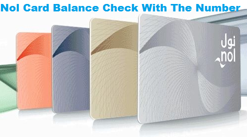 Nol Card Balance Check With The Number